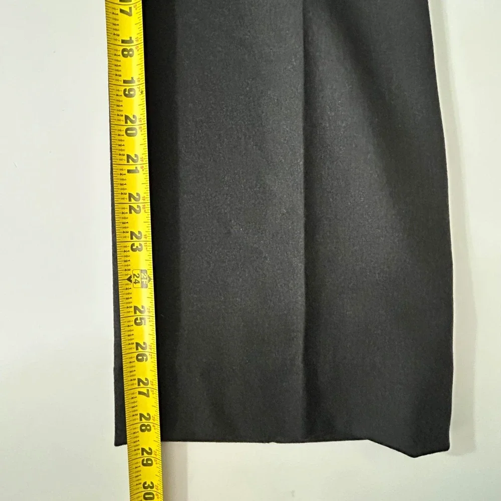 Escada Dark Gray Wool Blend Straight Leg Dress Pants Trousers Size 12 US/42‎ EU